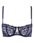 AUBADE Halbschale-Bügel-BH FEELING MYSELF Astral Blue