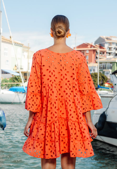 Kleid Orange 4070 F FRESH COTTON