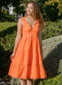 Kleid Orange 4073 F FRESH COTTON