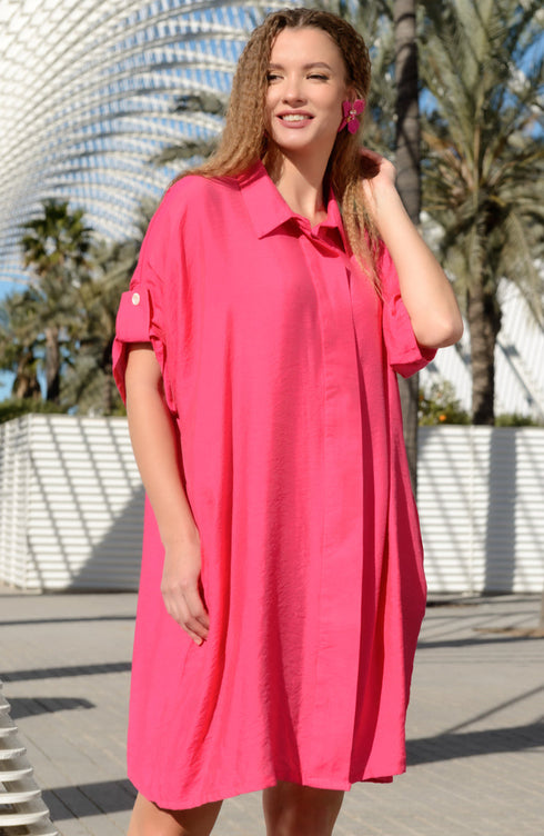 Hemdkleid Fuchsia 4254 ANASTASEA