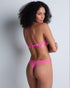 AUBADE String RULES OF ATTRACTION Exciting Pink