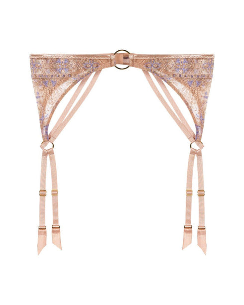 AUBADE Strumpfhalter SOUND OF HEART Lavender Aura