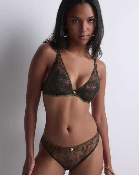 AUBADE Push-Up mit Schale SOUND OF HEART Dark Garden