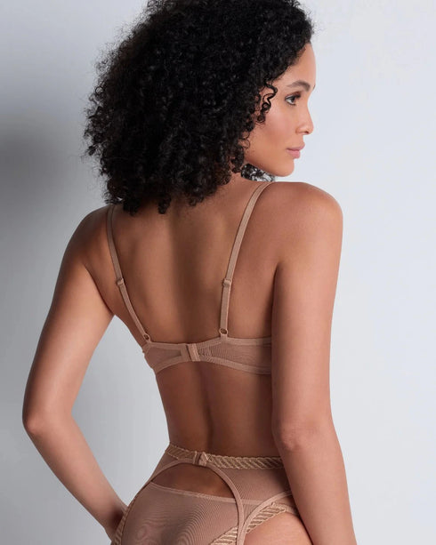 AUBADE Halbschalen-BH SHEER EMOTION Sand