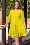 Tunikakleid Gelb 5066 F FRESH COTTON