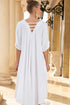 Tunic dress white 5070 F FRESH COTTON