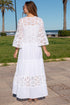 Maxikleid Weiß 5081 F FRESH COTTON