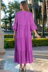 Maxikleid Lila 5085 F FRESH COTTON