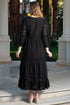 Maxikleid Schwarz 5088 F FRESH COTTON