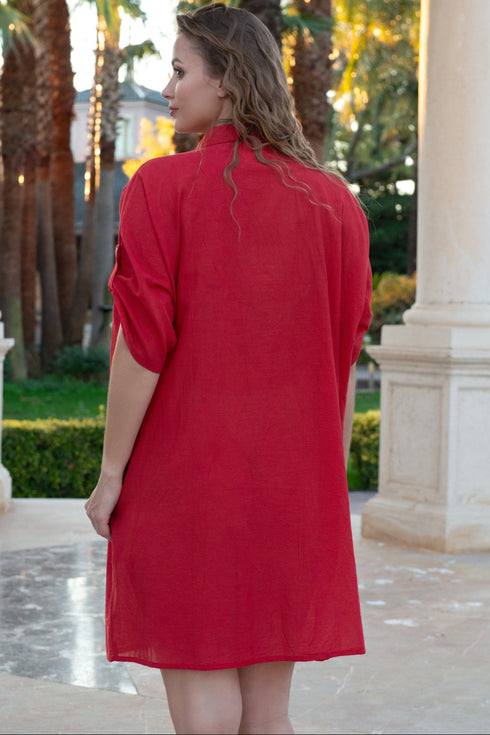 Hemdblusenkleid 5206 A-18c ANASTASEA