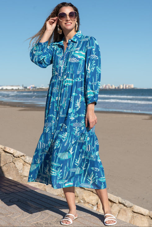 Maxi dress 5221 A-25c ANASTASEA