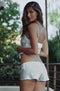 Marjolaine Tracy Seiden-Shorts Naturel