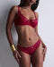 AUBADE Rioslip SENSE OF ILLUSION Red Berry
