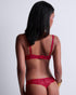 AUBADE String SENSE OF ILLUSION Red Berry