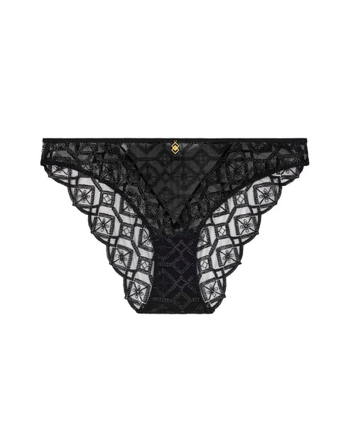 AUBADE Italiener Slip SENSE OF ILLUSION Black