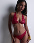 AUBADE Italiener Slip SENSE OF ILLUSION Red Berry