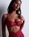 AUBADE Halbschale-BH SENSE OF ILLUSION Red Berry