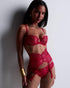 AUBADE Halbschale-BH SENSE OF ILLUSION Red Berry