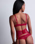 AUBADE Halbschale-BH SENSE OF ILLUSION Red Berry