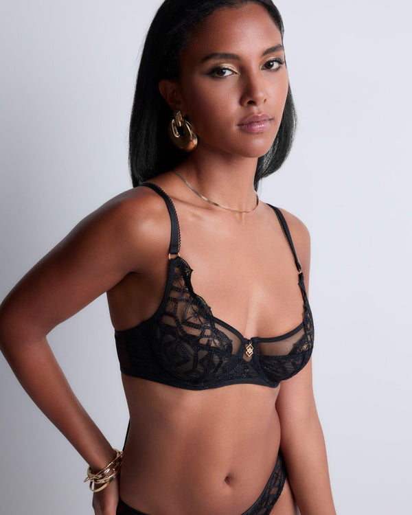 AUBADE Komfort-BH SENSE OF ILLUSION Black