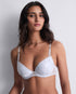 AUBADE Gemoldeter Push-Up BH SATIN MEMORIES Arctic Blue