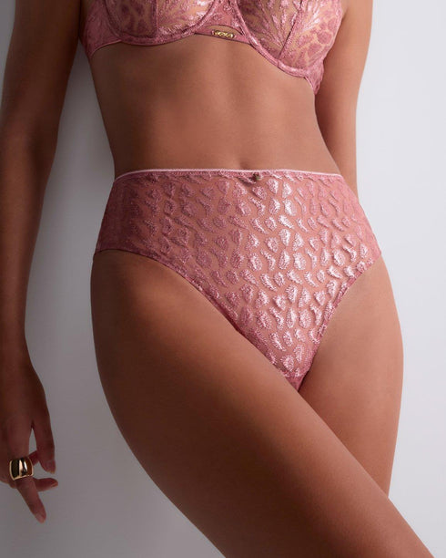 AUBADE Hochgeschnittener Slip CRAZY IN LOVE Warm Pink