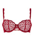 Aubade Halbschalen-BH Corbeille (Red Delight)