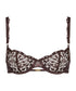 Aubade Crazy In Love Corbeille-BH mit Bügeln Satin Brown