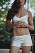 Marjolaine Tracy Seiden-Shorts Naturel