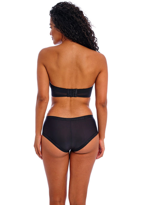 Freya Tailored Black Gemoldeter Trägerloser-BH mit Bügel