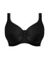 Fantasie Speciality Black – Cotton-blend underwired balcony bra