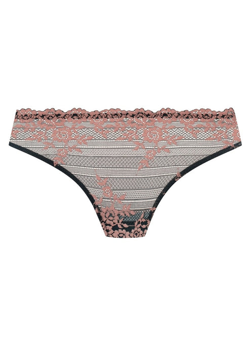 Wacoal Embrace Lace Bikini-Slip Dark Slate/cloud Pink