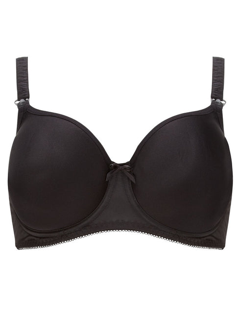 Freya Pure Black Still-BH mit vorgeformten Schalen und Bügel