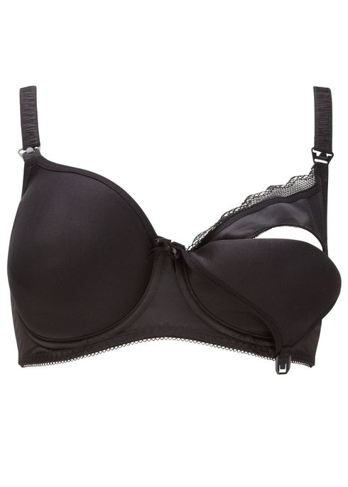 Freya Pure Black Still-BH mit vorgeformten Schalen und Bügel