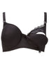 Freya Pure Black Still-BH mit vorgeformten Schalen und Bügel