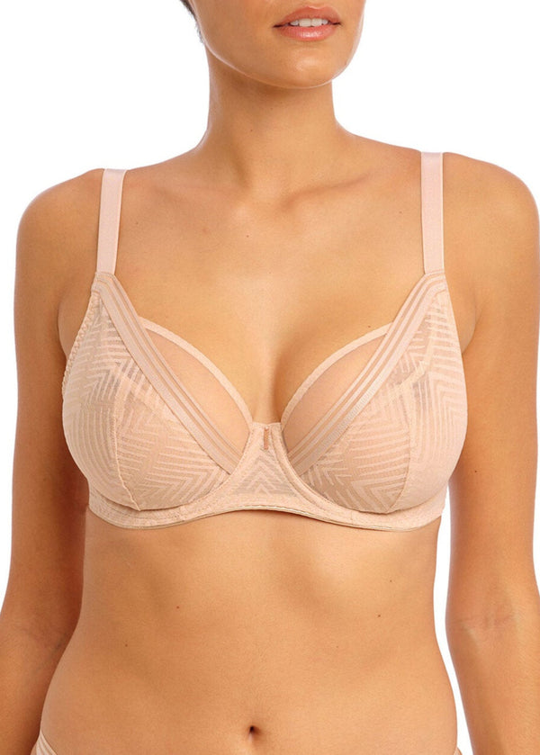 Tailored Natural Beige Uw High Apex Plunge Bra