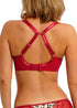 Freya Cherish Me Red Leopard Uw Moulded Plunge T-shirt Bra