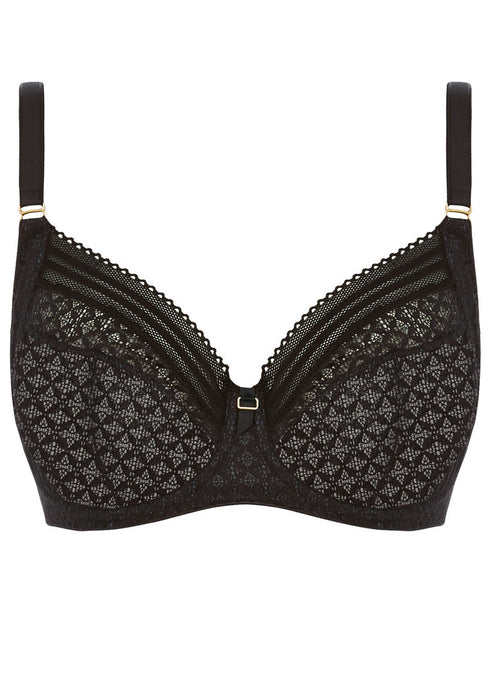Freya Viva Lace Noir Bügel-BH mit seitlicher Verstärkung