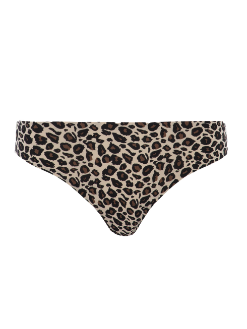 Chantelle Softstretch Leopard Nude Slip