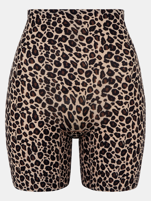 Chantelle Softstretch Leopard Nude Kurze Radlerhose