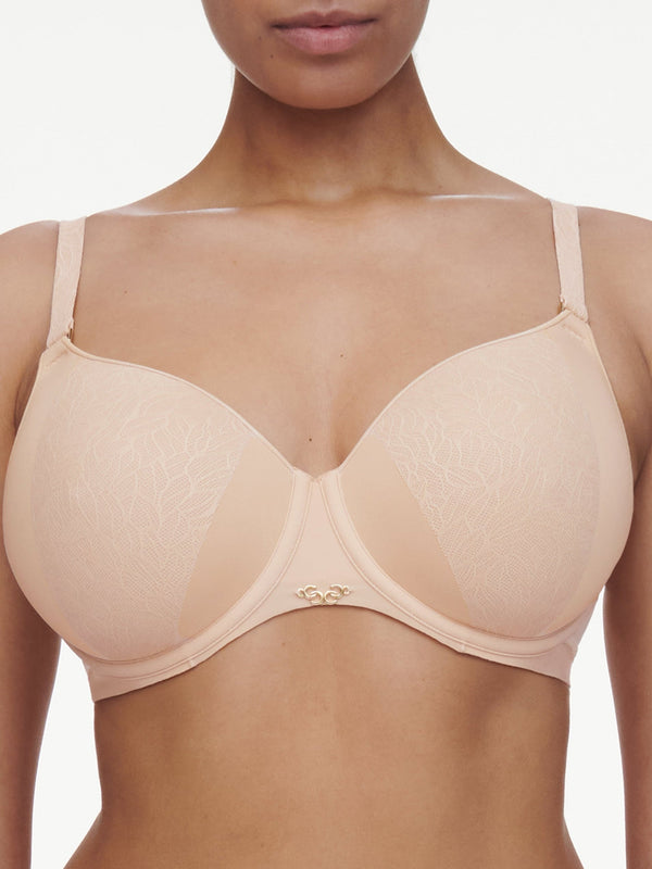 Chantelle Pure Lace Beige Dore T-Shirt BH
