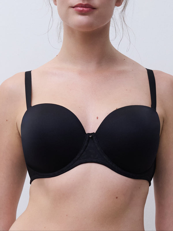 Chantelle Comfort Chic Schwarz Bandeau T-Shirt BH