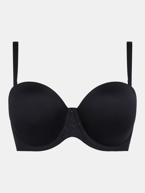 Chantelle Comfort Chic Schwarz Bandeau T-Shirt BH