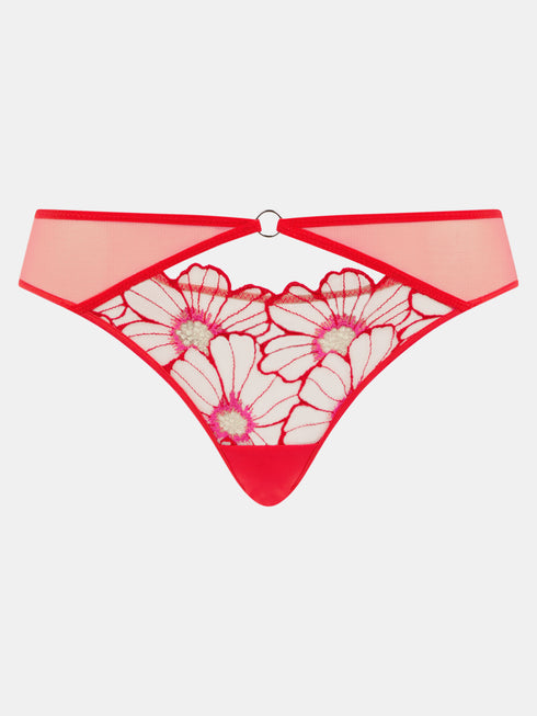 Chantelle Pulp Lush Flamboyant Flower Slip
