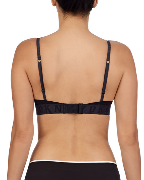 Rib Bralette Black SEAMLESS LITEWEAR DKNY INTIMATES