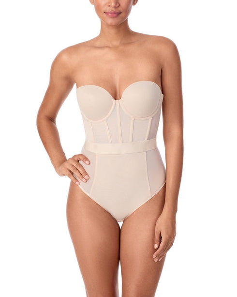 Trägerloser String-Body Cashmere SHEERS DKNY INTIMATES