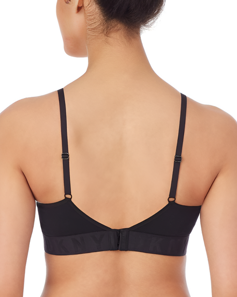 Ribbed Bralette Black SEAMLESS LITEWEAR DKNY INTIMATES