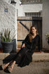 Maxikleid Schwarz 5088 F FRESH COTTON