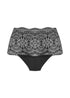 Fantasie Lace Ease Black Stretch Höschen - unsichtbare Slipkontur