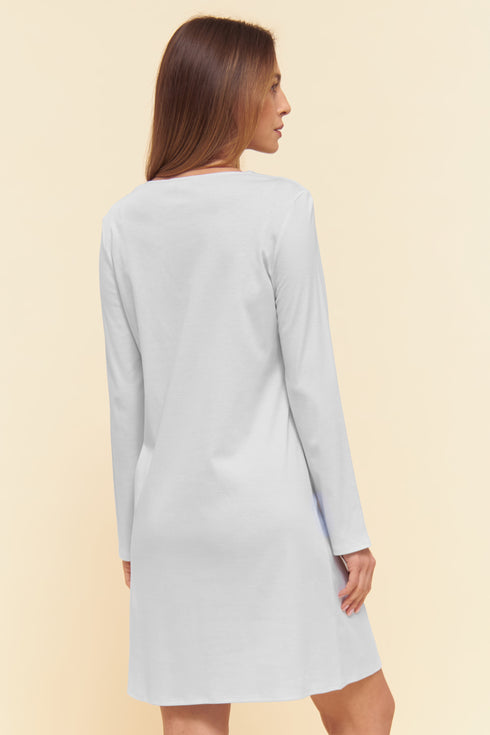 Féraud Interlock-Nachthemd langarm 90 cm Féraud Blue